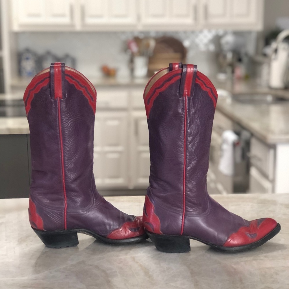 Vintage Larry Mahan Cowboy Boots